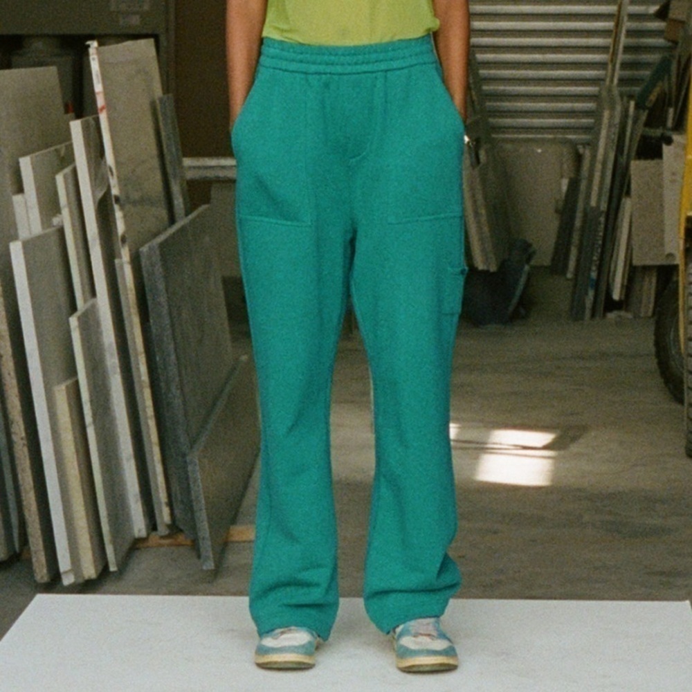 NEW WITH TAGS BOBBLEHAUS Sweatpants Green SZ S
